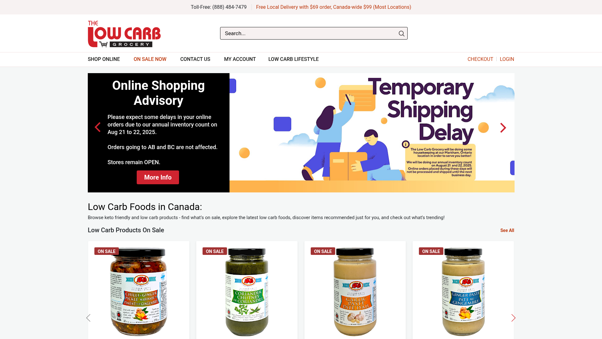 The Low Carb Grocery – Zotarc Portfolio