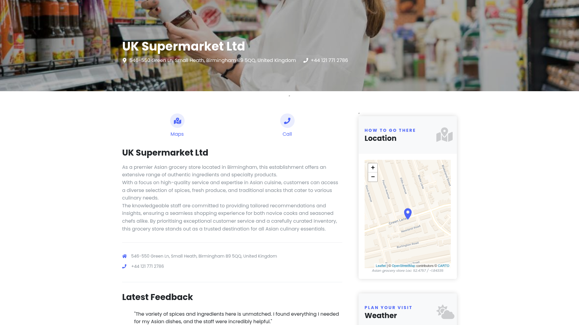 UK Supermarket Ltd – Zotarc Portfolio